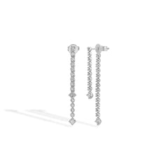 EF Collection Diamond Kate Fringe Earrings