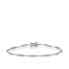 EF Collection Crown-Set Diamond Eternity Bracelet