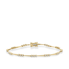EF Collection Crown-Set Diamond Eternity Bracelet