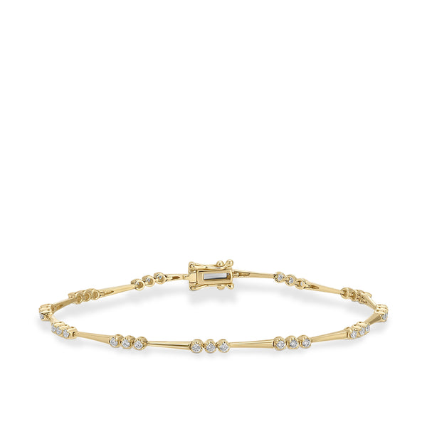 EF Collection Crown-Set Diamond Eternity Bracelet