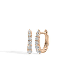 EF Collection Prong-Set Mini Maeve Huggie Earrings