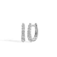 EF Collection Prong-Set Mini Maeve Huggie Earrings