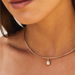 EF Collection Gold Collar Necklace