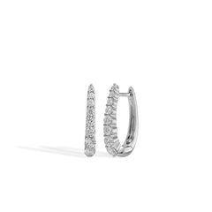 EF Collection Prong-Set Maeve Huggie Earrings