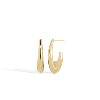 EF Collection Knife Edge Hoop Earrings - EF Collection product