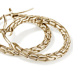 John Hardy Essential Gold Hoop Earrings - 22mm