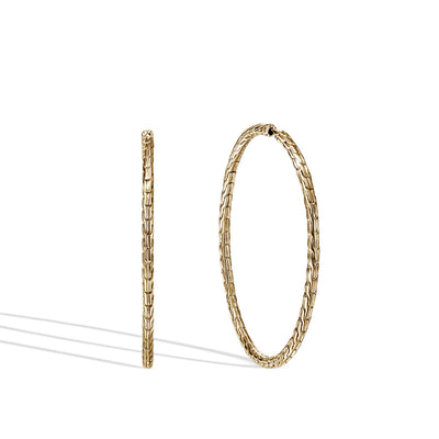John Hardy Essential Gold Hoop Earrings - 50mm - John Hardy product