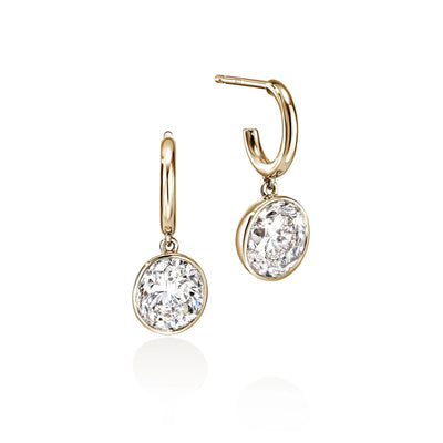 John Hardy Gold Lovestruck 2.5ctw Lab Grown Diamond Drop Earrings - John Hardy product