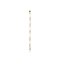 John Hardy Lovestruck Single Gold Drop Earring With Lab Grown Diamond
