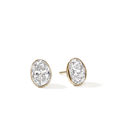John Hardy Gold Lovestruck 5 Carat Lab Diamond Stud Earrings - John Hardy  product