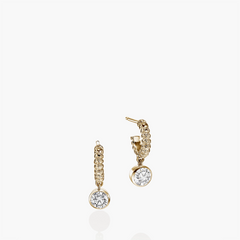 John Hardy Lovestruck Heishi Diamond Drop Earrings