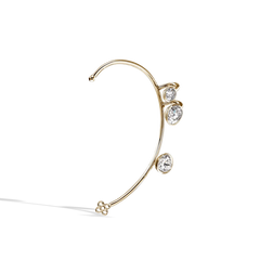 John Hardy Gold Lovestruck 1.75 Carat Lab Diamond Ear Cuff