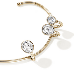 John Hardy Gold Lovestruck 1.75 Carat Lab Diamond Ear Cuff