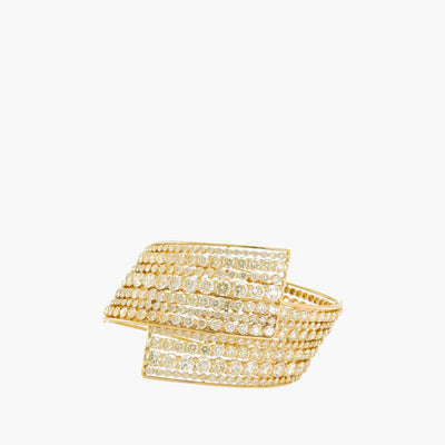 Etho Maria 18K Yellow Gold Diamond Cuff Bracelet - Etho Maria product