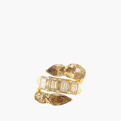 Etho Maria 18K Yellow Gold Mixed Cut Diamond Ring - Etho Maria product