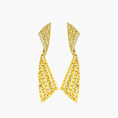 Etho Maria 18K Yellow Gold Diamond Earrings - Etho Maria product