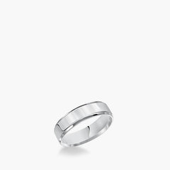 Flat Bevel Edge 5mm Comfort Fit Wedding Band