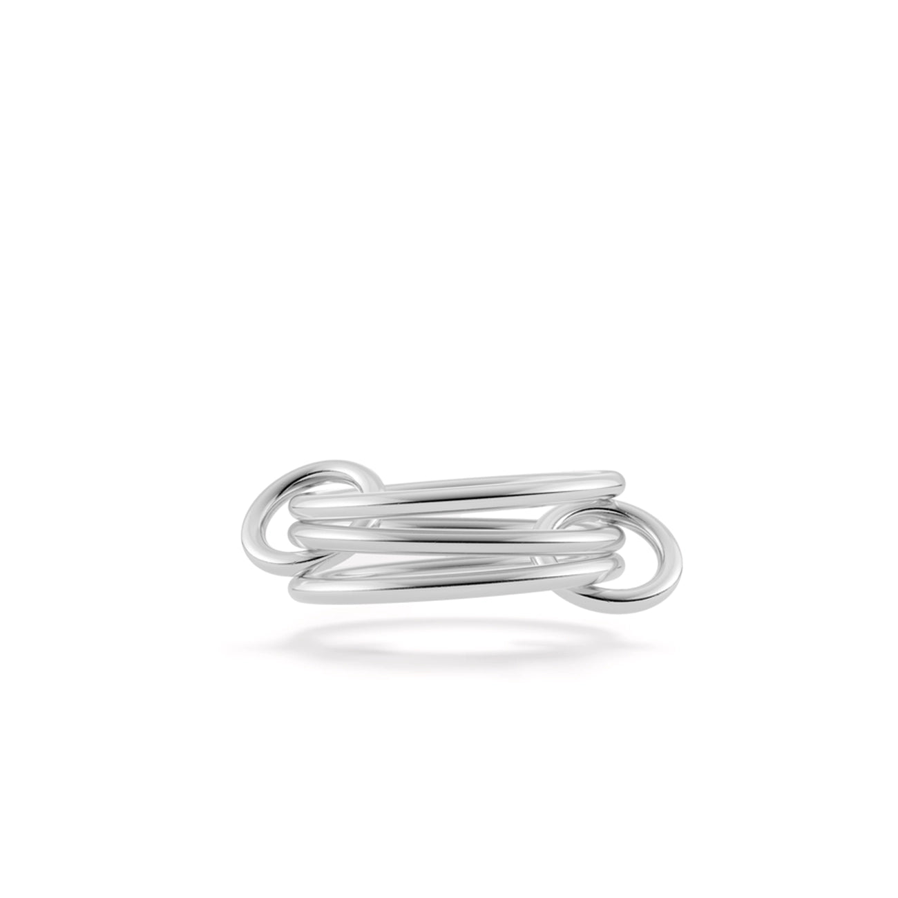 Spinelli Kilcollin Solarium Sterling Silver 3 Link Ring | G3-SOLSS
