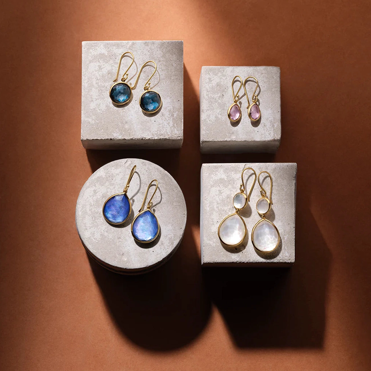 Ippolita Lollipop Hematite Doublet Mini Drop Earrings