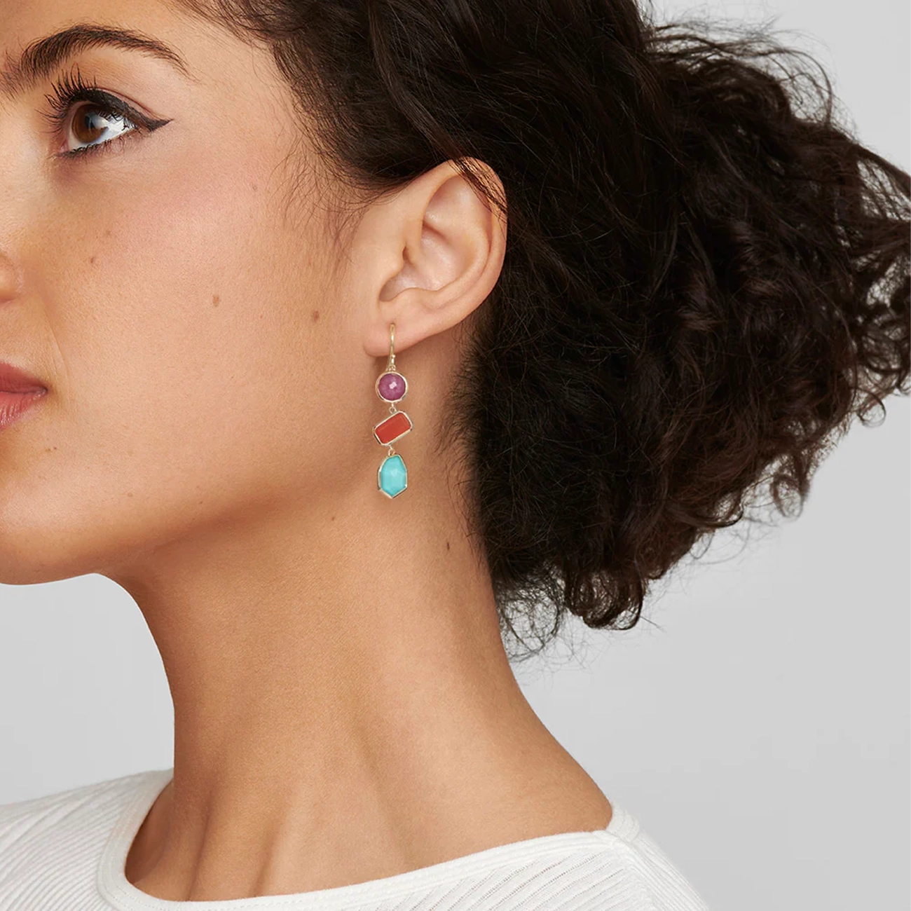 Ippolita Rock Candy Siena 3-Stone Drop Earrings