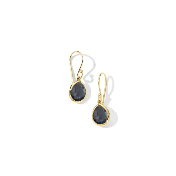 Ippolita Rocky Candy Crystal and Hematite Teeny Teardrop Doublet Earrings
