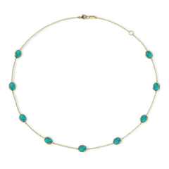 Ippolita Polished Rock Candy Confetti Bronze Turquoise Necklace