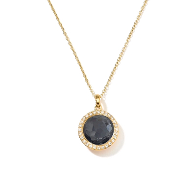 Ippolita Lollipop Diamond Hematite Doublet Mini Pendant Necklace - Ippolita product