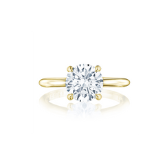 Tacori Founders Solitaire Round Yellow Gold Engagement Ring