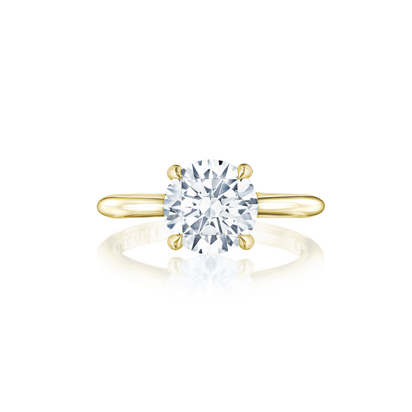Tacori Founders Solitaire Round Yellow Gold Engagement Ring