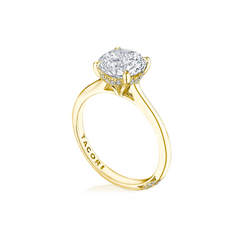 Tacori Founders Solitaire Round Yellow Gold Engagement Ring
