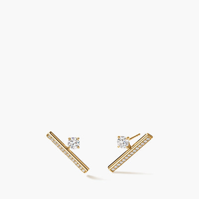 Hearts on Fire BARRE Floating Diamond Pave Climber Earrings - Hearts on Fire  product