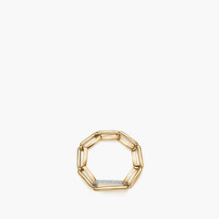 Hearts on Fire INSIDE/OUT Elongated Diamond Link Bracelet, top down view