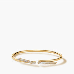 Hearts on Fire INSIDE/OUT Diamond Flexi Bangle in 18k Yellow Gold