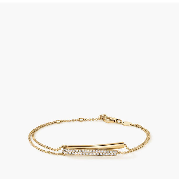 Hearts on Fire INSIDE/OUT Diamond Flip Bracelet in 18k Yellow Gold
