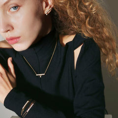 Hearts on Fire INSIDE/OUT Diamond Flip Bracelet in 18k Yellow Gold On Model