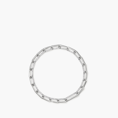 Hearts on Fire INSIDE/OUT Elongated Diamond Link Necklace - Hearts on Fire product