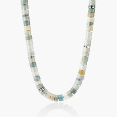 John Hardy Heishi Ocean Quartzite Necklace