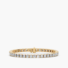 10 Carat Lab Grown Diamond Tennis Bracelet in 14K White Gold