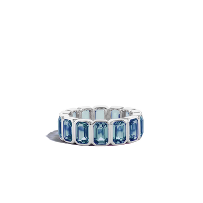 8 Carat London Topaz Eternity Ring - Private Label product