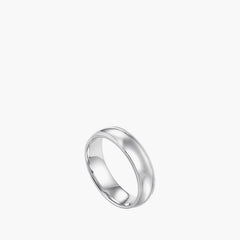 Low Dome Milgrain 6mm Comfort Fit Wedding Band