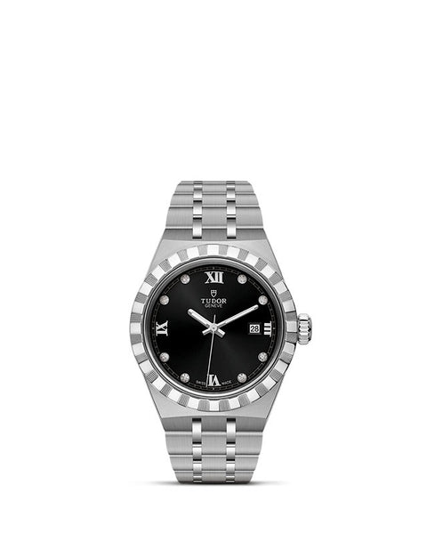TUDOR Royal with 28mm Steel Case and Diamond-set Dial