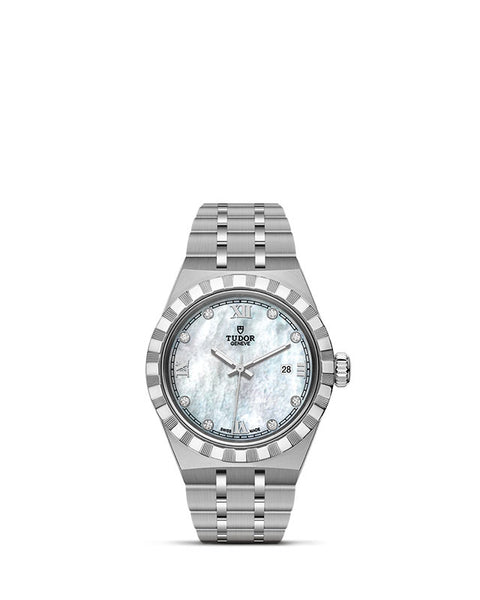 TUDOR Royal with 28mm Steel Case and Diamond-set Dial