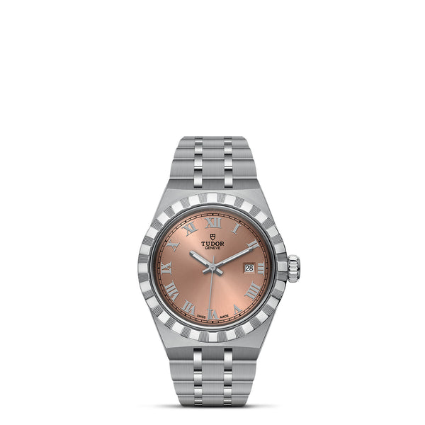 TUDOR Royal with 28mm Steel Case and Salmon Dial