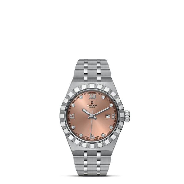 TUDOR Royal with 28mm Steel Case and Diamond-set Dial