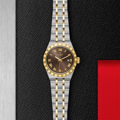 TUDOR Royal with 28mm Steel Case and Yellow Gold Bezel