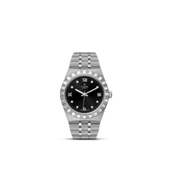TUDOR Royal with 34mm Steel Case and Diamond-set Dial