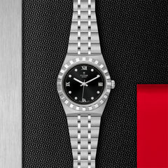 TUDOR Royal with 34mm Steel Case and Diamond-set Dial
