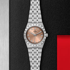 TUDOR Royal with 34mm Steel Case and Salmon Dial