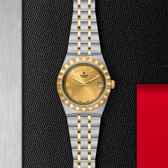 TUDOR Royal with 34mm Steel Case and Yellow Gold Bezel