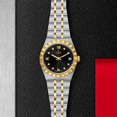 TUDOR Royal with 34mm Steel Case and Diamond-set Dial